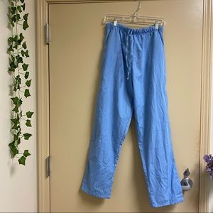 Blue scrub pants